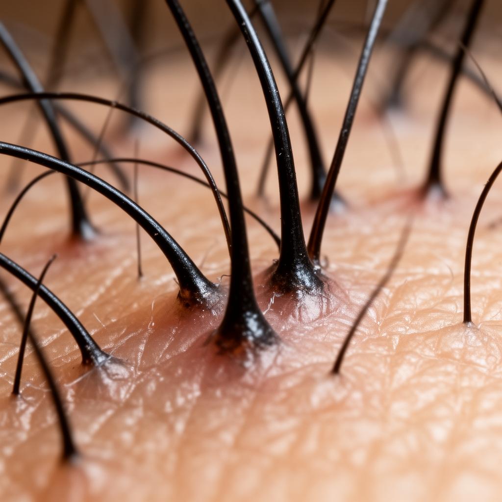 Healthy hair follicles