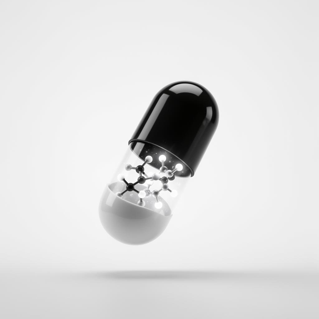 Compounded capsule with two molecules